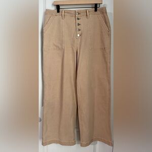 Sonoma Women's Tan Wide Leg Pants